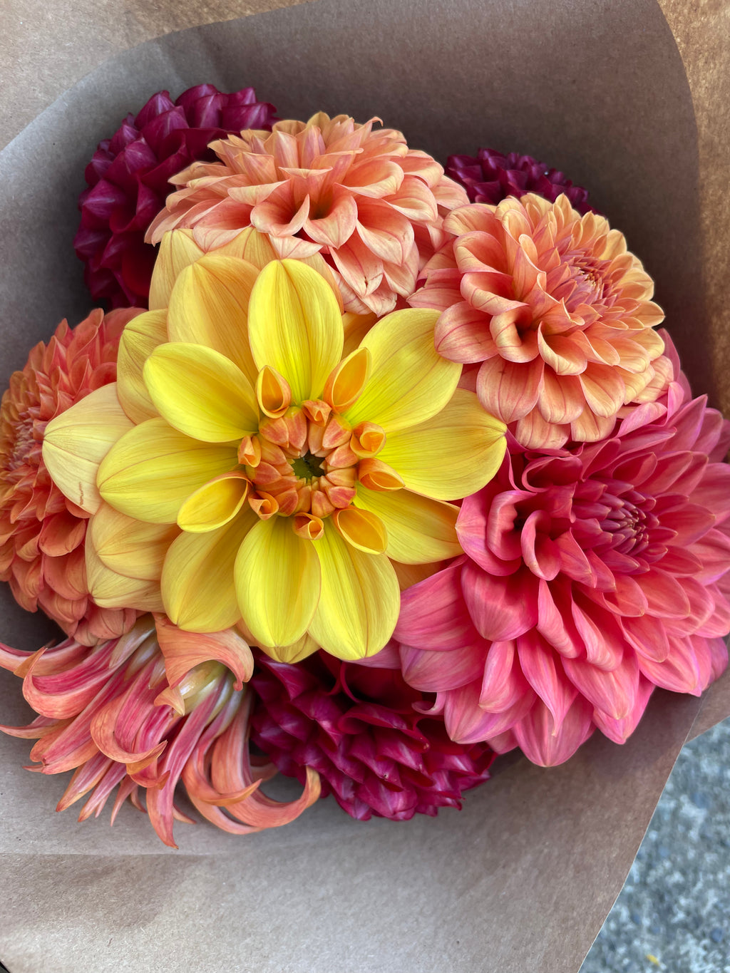 Dahlia Bouquets
